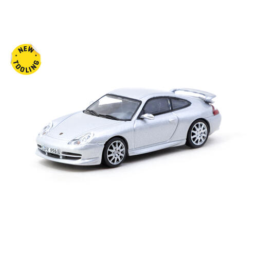 Tarmac Works 車仔 1/64 Porsche 911 Gt3 (Type 996) Silver