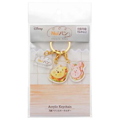 Disney迪士尼 Bread Triple Acrylic Charm