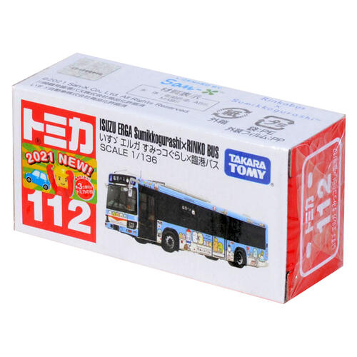 Tomica No.112 Isuzu Erga Sumikko Gurashi Rinko Bus