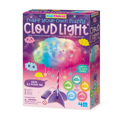 4M KidzMaker Make Your Own Fluffy Cloud Light