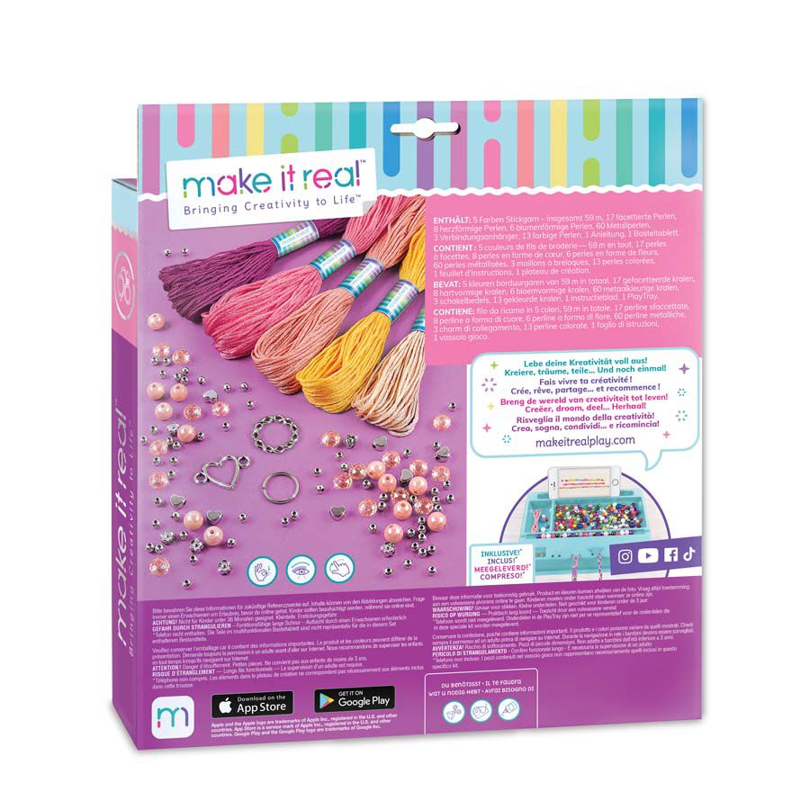 Make it Real Gold Link Jewellery Suede Bracelet & Choker Making Kit – TOYBOX