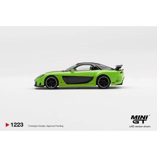 (Pre-order) MINI GT Mazda Rx-7 Veilside Fortune7 Green/ Blister Packaging (Expected July 2026)