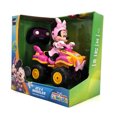 Disney迪士尼 米妮玩具搖控特技車
