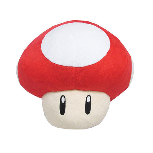 Nintendo任天堂 超級瑪利歐 - 超級蘑菇坐墊 (26cm)