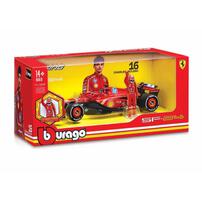 Bburago 1:24 Ferrari Sf24 with Driver Figure #16