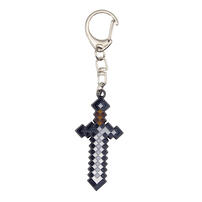 Minecraft Metal Keychains 6 Pcs Pack