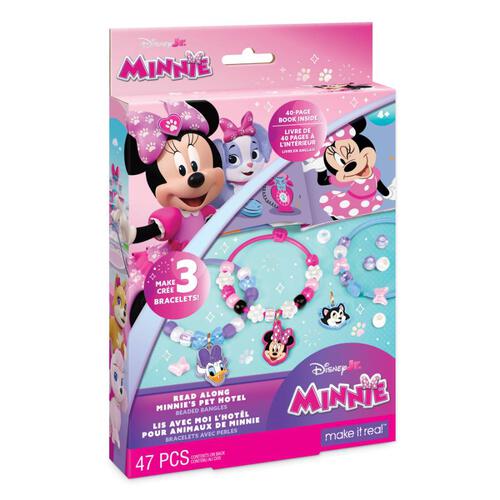 Make It Real Disney Jr's Read-Along 米妮寵物酒店串珠手鐲
