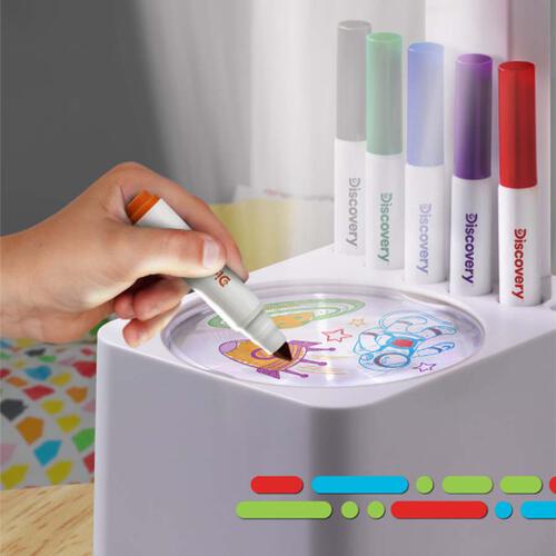 Discovery  Toy Sketcher Projector With 6 Markers