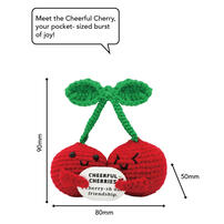 playpop Diy Crochet Keyring - Cherry