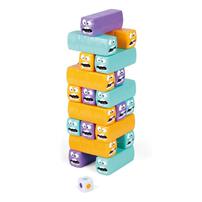 playpop Wobbly Worms-Tower Balancing Game