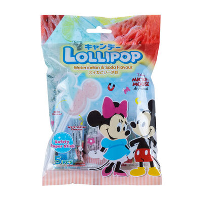 Disney迪士尼 米奇西瓜蘇打味棒棒糖