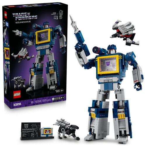 LEGO Icons Transformers: Soundwave 10358