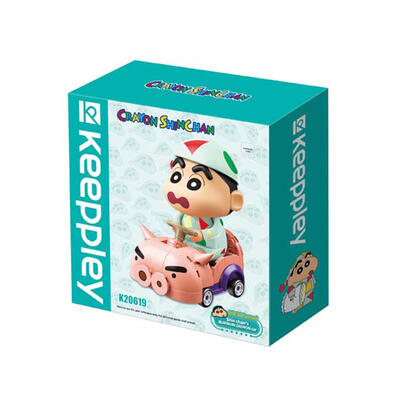 Qman Keeppley 蠟筆小新迷你左衛門車車