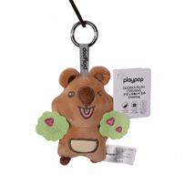 playpop Quokka Plush Keychain - Cheering