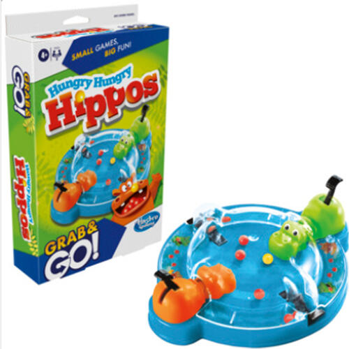 Hasbro Gaming Hungry Hungry Hippos Grab & Go Game