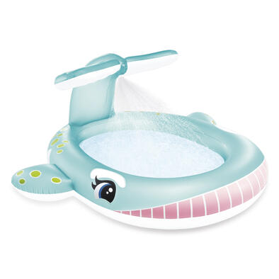 Intex 鯨魚噴水池