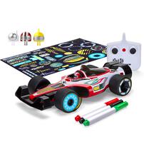 Sharper Image  Toy RC Formula Flex Racer Doodle - Red and White