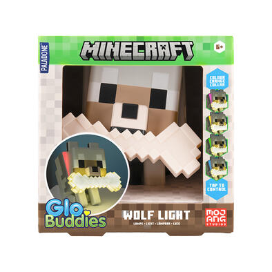 Paladone GloBuddies Minecraft Wolf Light