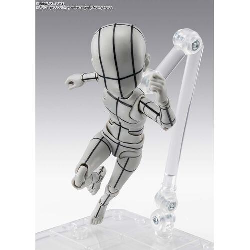 (網店預購) Bandai萬代 [S.H.Figuarts] 小童素體君 -杉森建- 線框 (灰色) (預計2026年8月發貨)