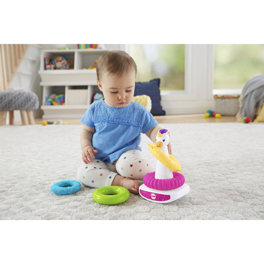 fisher price unicorn rock a stack