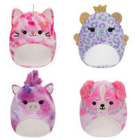 Squishmallows Squishville 2 Inches Soft Toy 4 Pieces Set Single Pack - Assorted