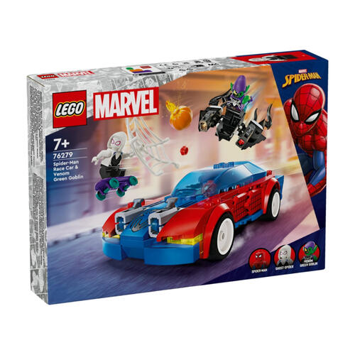 LEGO樂高漫威超級英雄系列 Spider-Man Racecar & Venom Green Goblin 76279