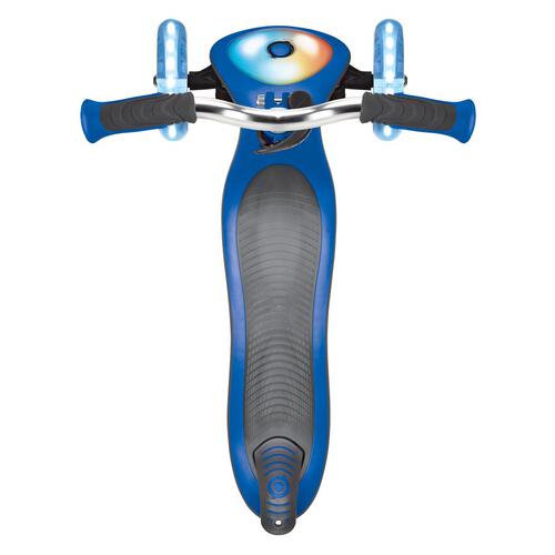 Globber高樂寶 兒童三輪滑板車-閃光升級款藍色