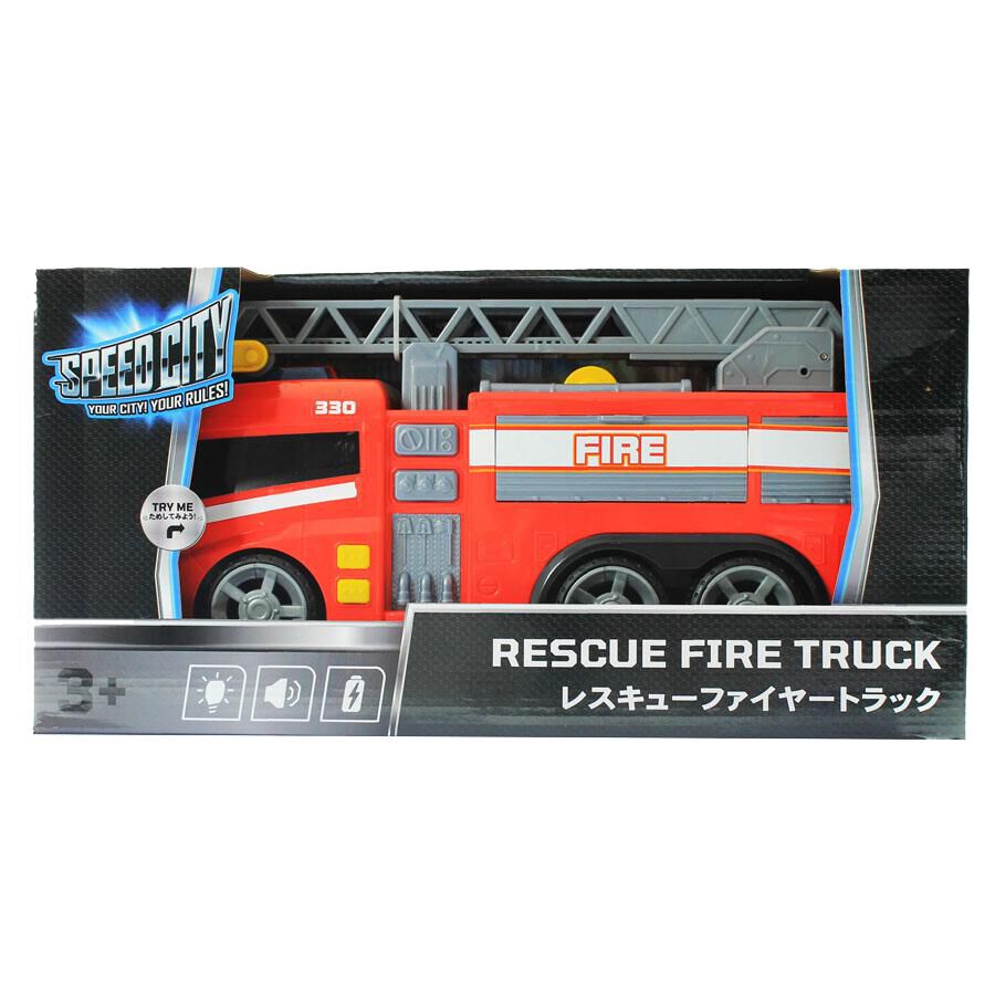 Speed City Rescue Fire Truck Toys