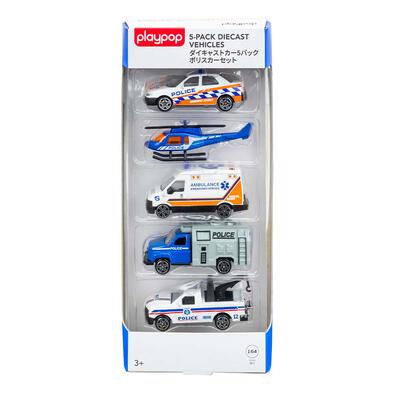 playpop 5件裝城市車仔系列 - 警車