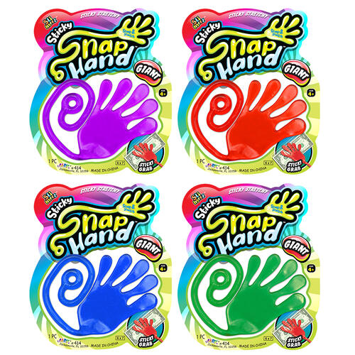 Ja-Ru Slimeez Snap Hand Giant Single Pack - Assorted