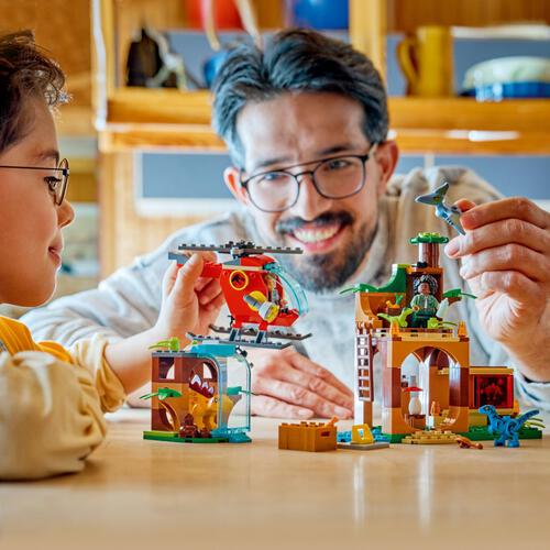 LEGO Jurassic World Velociraptor, Stegosaurus & Pteranodon Rescue