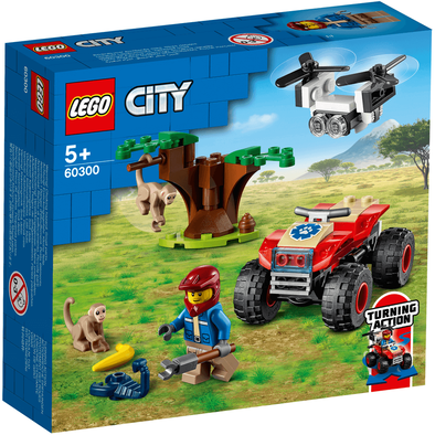 LEGO樂高城市系列 野生動物救援 ATV 60300