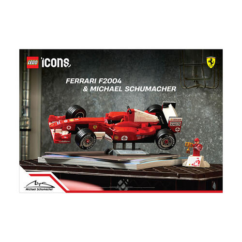 (網店預購) LEGO樂高 Icons Ferrari F2004 & Michael Schumacher 11375 (預計2026年5月發貨)