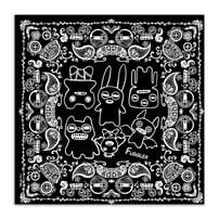 Fuggler Paisley Pattern Carpet - Black