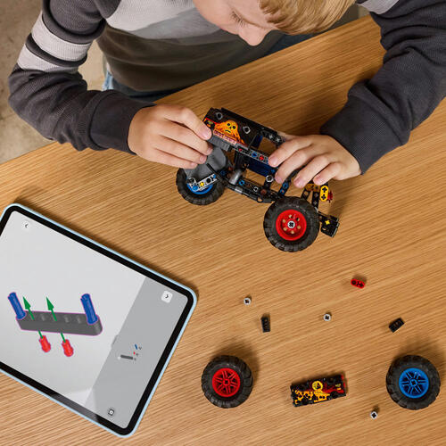 LEGO樂高機械組系列 Monster Jam Grave Digger 火與冰 42219