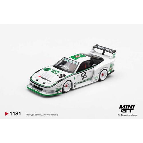  (Pre-order) MINI GT Nissan Lb-Super Silhouette 180Sx White /Blister Packaging (Expected September 2026)