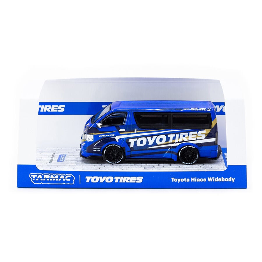 Tarmac Works 1/64 Toyota Hiace Widebody Toyo Tires - Hobby64