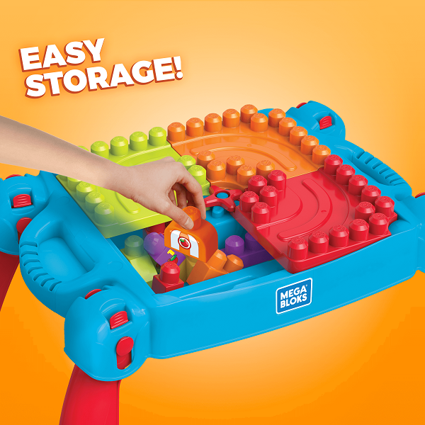mega bloks build and learn table pink