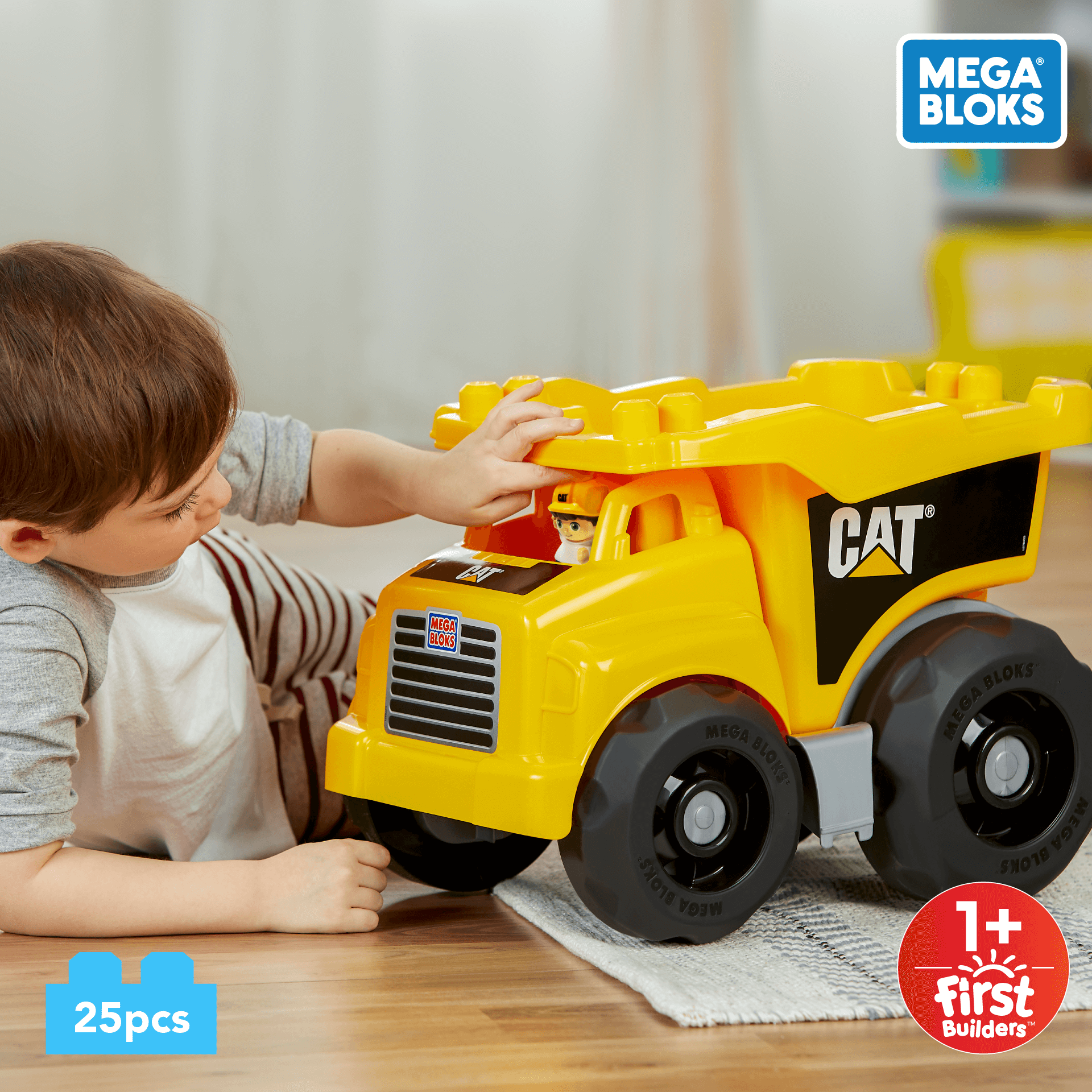 mega bloks cat dump truck