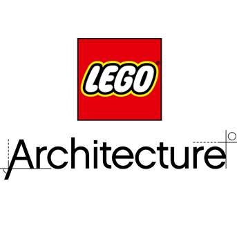 white lego architecture